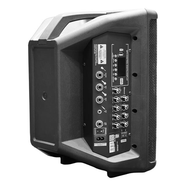Shile PM-8AU 120W RMS 8'' Şarjlı Taşınabilir Aktif Kabin Hoparlör DSP, TWS, Bluetooth, MP3 Destekli