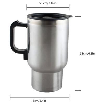 Powermaster Paslanmaz Çelik 12 Volt Araç İçi Kettle KLC A-103