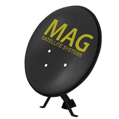 Mag MG-14452 80cm Ofset Siyah Çanak Anten - 10'lu Paket (Montaj Aparatları Dahil)