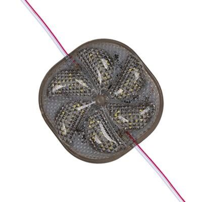 PowerMaster PM-14696 12 Volt 3 Watt Soğuk Beyaz Yanıp Sönen Çakar 6565-2835 Modül Led 65x65x12mm