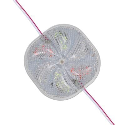 PowerMaster PM-14703 12 Volt 3 Watt Karışık (R+G+B) Yanıp Sönen Çakar 6565-2835 Modül Led 65x65x12mm