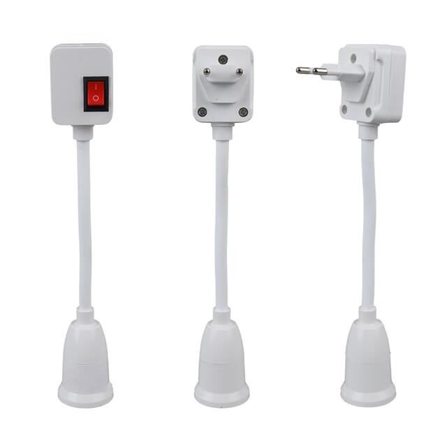 Ledx DY-105 Prizi E27 Duya Dünüştürücü Açma Kapama Anahtarlı Oynar Başlıklı Duy