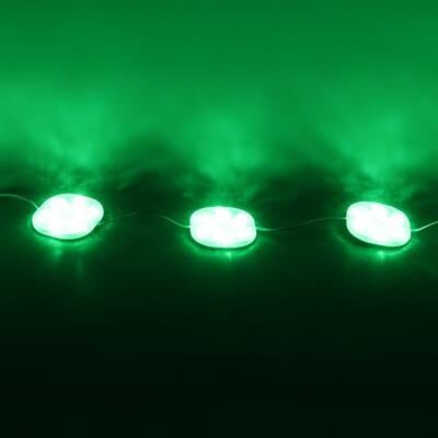 PowerMaster PM-14707 12 Volt 3 Watt Yeşil Sabit 6565-2835 Modül Led 65x65x12mm