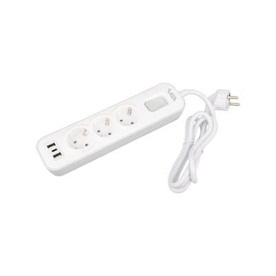 Vea VE-NOVA103U A Class 3'lü 2 Usb'li Anahtarlı 1.5 Metre Akım Korumalı Priz