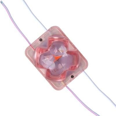 Powermaster PM-14724 12 Volt 2 Watt Pembe Sabit 4333-3030 Modül Led 43x33x28mm