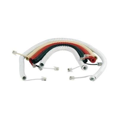 Telefon Spiral Kablo Krem