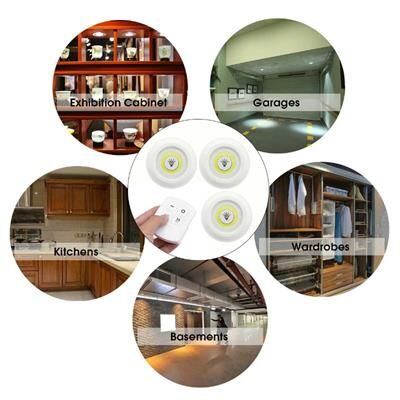 Powermaster PM-15084 Üçlü Kumandalı Pilli Dokunmatik Portatif Cob Led Işık Aydınlatma