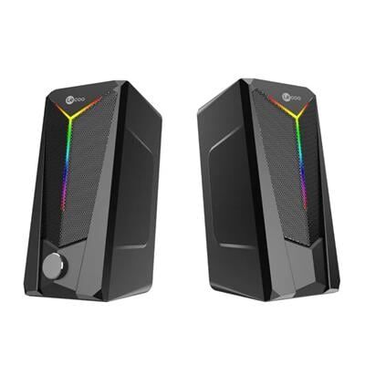 Lenovo Lecoo DS104 Kablolu Usb + 3.5Mm Jack 6W 80dB Rgb Işıklı 1+1 Gaming Speaker - Hoparlör