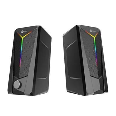 Lenovo Lecoo DS104 Kablolu Usb + 3.5Mm Jack 6W 80dB Rgb Işıklı 1+1 Gaming Speaker - Hoparlör