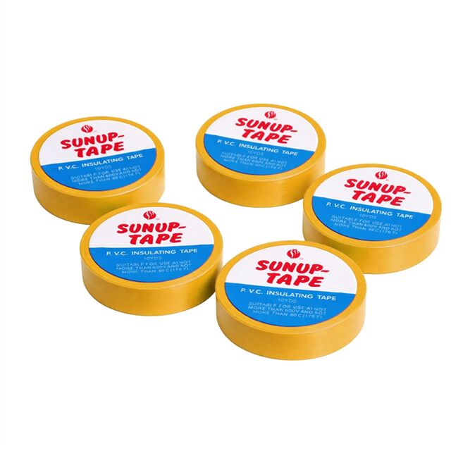 Sunup SN-27921 Sarı 0.13x18mm İzole PVC Elektrik Yalıtım Bant (5'li Paket)