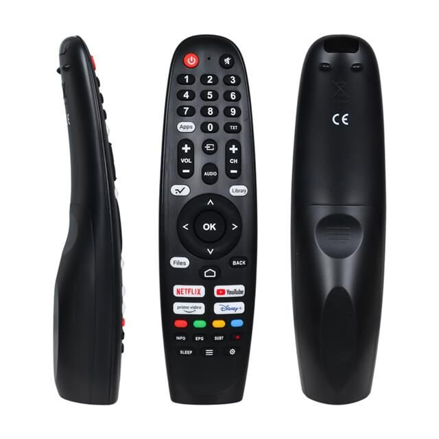 Strong - Fobem Ses Komutsuz Wholeos Netflix-Youtube-Prime Video-Disney Plus Tuşlu Lcd Led Tv Kumandası