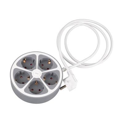 Vea VE-G605Y 5'li Anahtarlı 1.5 Metre Grup Priz