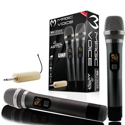 Magicvoice MV-1302EE  2 El Kablosuz Mikrofon