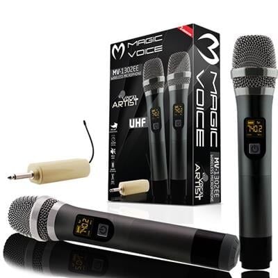 Magicvoice MV-1302EE  2 El Kablosuz Mikrofon
