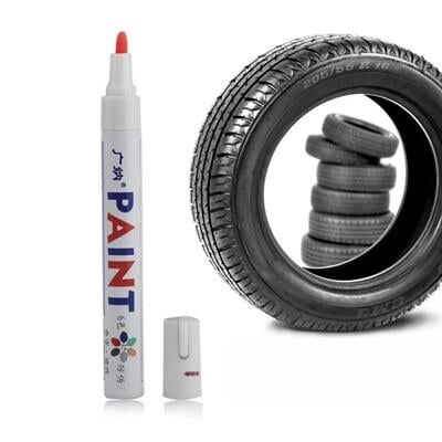 Sunup M101 Kırmızı Araç Motosiklet Lastik Boya Kalemi