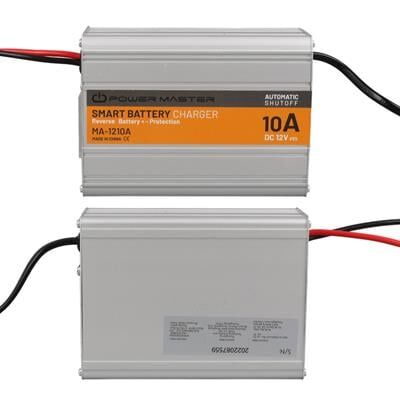 PowerMaster MA-1210A 12 Volt - 10 Amper Akıllı Hızlı Akü Şarj Cihazı Analog Amper Göstergeli