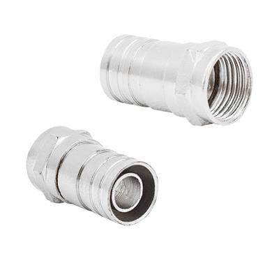 F Konnektör Sıkmalı RG6 Kısa Tip