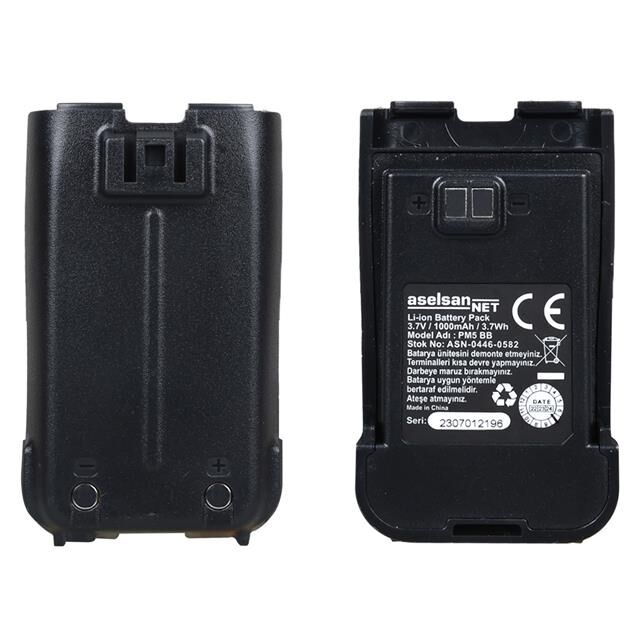 Aselsan A446C PM5BB LI-ON 3.7V 1000mAh Yedek Lityum Batarya Pili