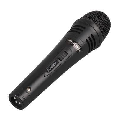 MagicVoice MV-1310 Dinamik Profesyonel Kablolu EL Mikrofonu XLR Girişli Alüminyum (5 Metre Kablolu)