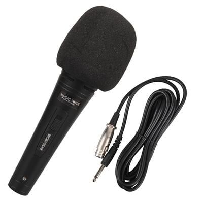 MagicVoice MV-1310 Dinamik Profesyonel Kablolu EL Mikrofonu XLR Girişli Alüminyum (5 Metre Kablolu)