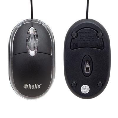 Hello HL-18736 Optik Işıklı 800 DPI Kablolu Mouse