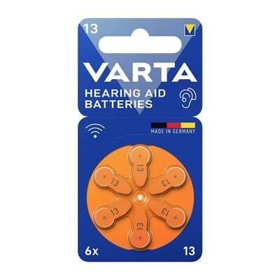 Varta 13 Numara Kulaklık İşitme Cihazı Pili (6'lı Paket)
