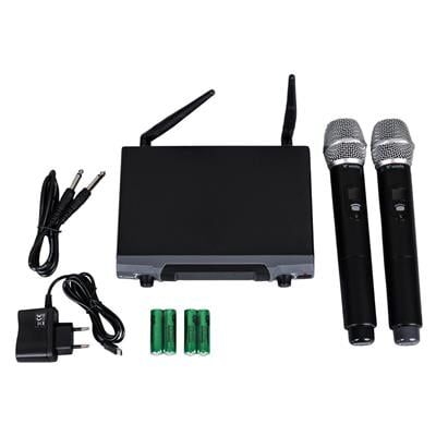 Westa WM-202H 1 Alıcı + 2 El (Lavalier) Kablosuz Uhf Mikrofon Seti