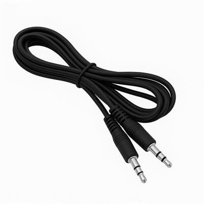 Powermaster PM-26896 Siyah 3.5 Mm Stereo Erkek-Erkek 1.5 Metre Aux Kablo