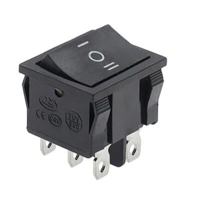 IC-130 Orta Boy Işıksız On-Off-On Anahtar 6P