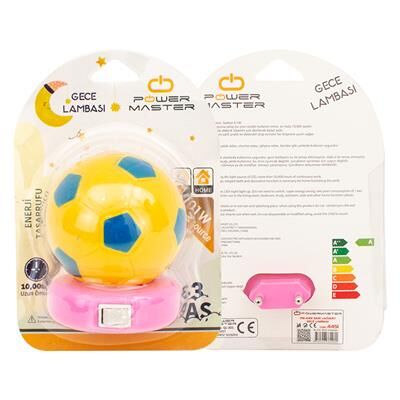 Powermaster PM-4451 Sarı Lacivert Gece Lambası