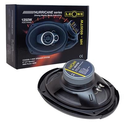 Leone HR-6935TW 1250 Watt 6 X 9 Kapaklı Çiftli Takım Oval Hoparlör