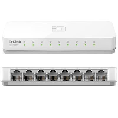 D-Link DES-1008c 10/100 Mbps 8 Port Ethernet Switch