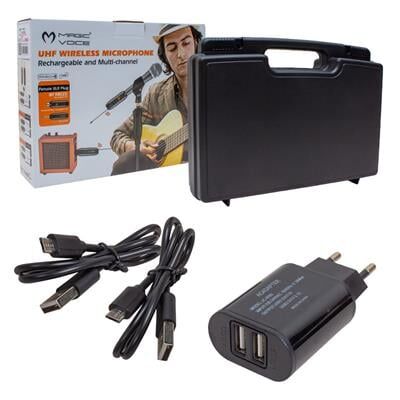 Magicvoice Uhf Gitar Tip Kablosuz Mikrofon (Genel Enstrümanlar İçin) MV-19586