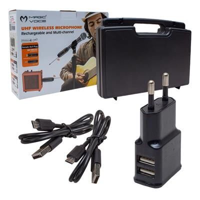 Magicvoice Mv-19590 UHF Kablosuz Amfi ve Enstrüman Aksesuarı Üçlü Set