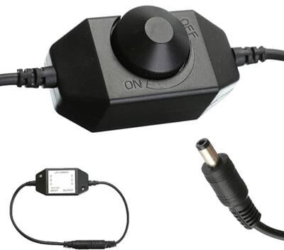 Powermaster DC12V-DC24V 2A Tek Renkli Işık Şiddeti Kontrolü Şerit Led Dimmer PM-4612