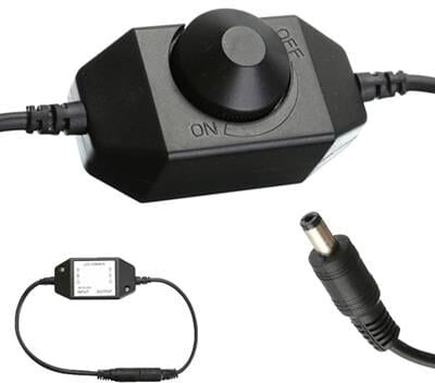 Powermaster DC12V-DC24V 2A Tek Renkli Işık Şiddeti Kontrolü Şerit Led Dimmer PM-4612
