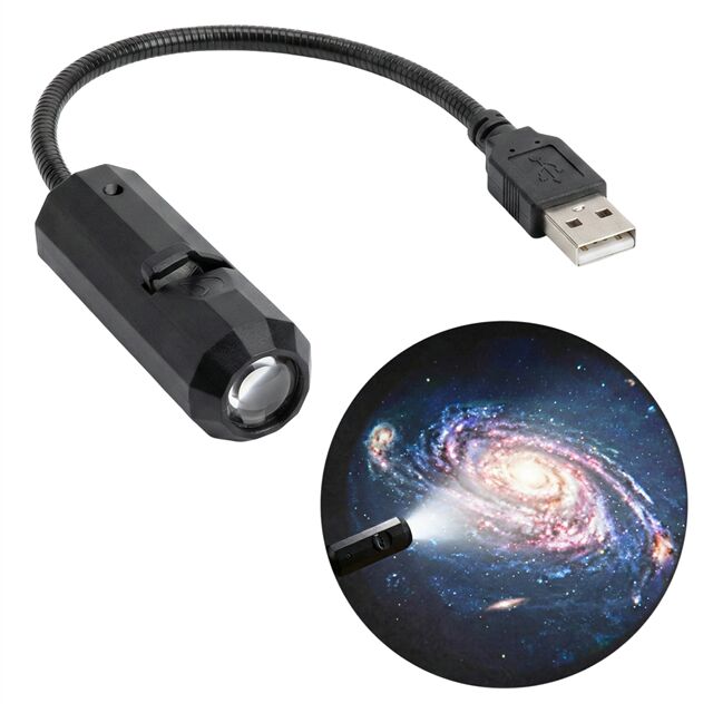 PowerMaster PM-29073 USB Oda Uzay Atmosfer Aydınlatma Projeksiyon Lambası