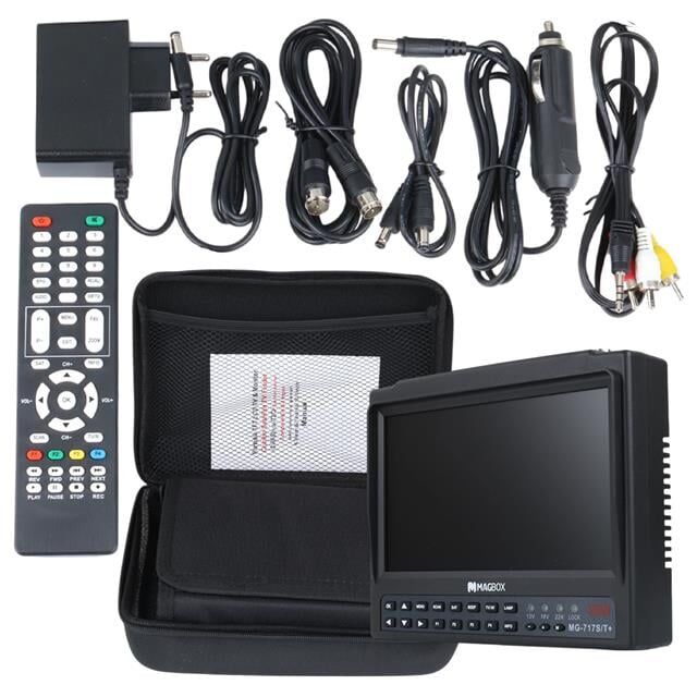 Magbox MG-717S/T+ 7'' İnç Full HD LCD Ekranlı Görüntülü Uydu Yön Bulucu (Uzaktan Kumandalı)
