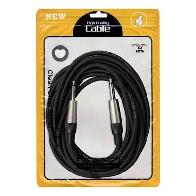 MagicVoice LD393A 5 Metre 6.35mm Mono Erkek Jak (TS) Ses Kablosu Metal Jack