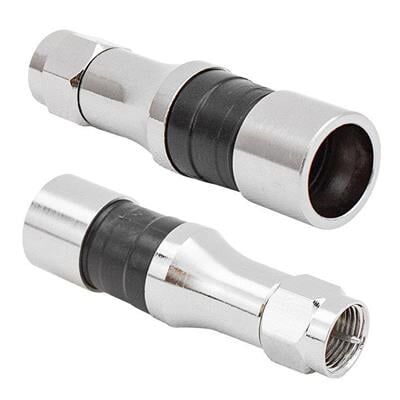 Erkek Sıkmalı RG11 F Konnektör Compressıon CTF111 Boğazlı İğneli