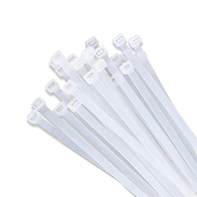 Powermaster PM-411 Beyaz 20 Cm 3.6 Mm Kablo Bağı (100'lü Paket)