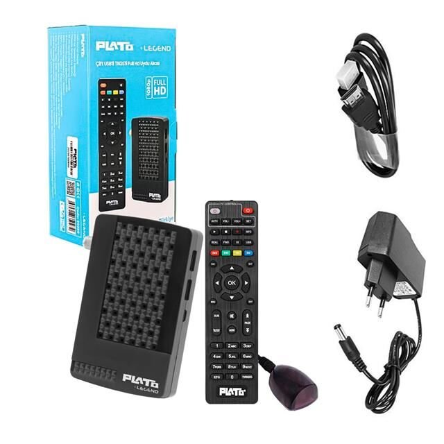 Plato Legend Çift Usb'li Tkgs'li Full HD HDMI Uydu Alıcısı Cihazı