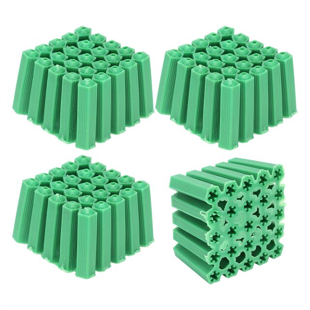 8mm Yeşil Plastik Dübel 500'lü Ekonomik Paket
