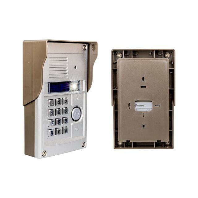 PowerMaster 773TP 1 Daire 7'' NFC Şifre Girişli Görüntülü Diafon Kapı Zili Interkom Akıllı Ev Güvenliği Sistemi