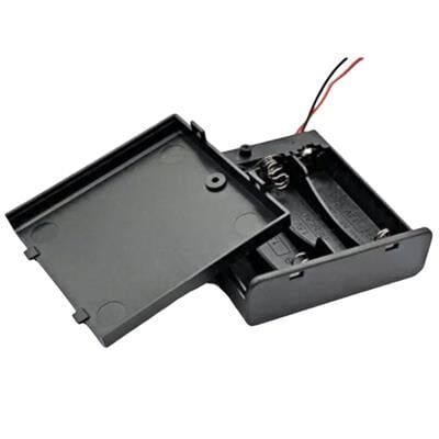 Powermaster  4'lü AA Kapaklı Switch'li Pil Yuvası (IC-233F)