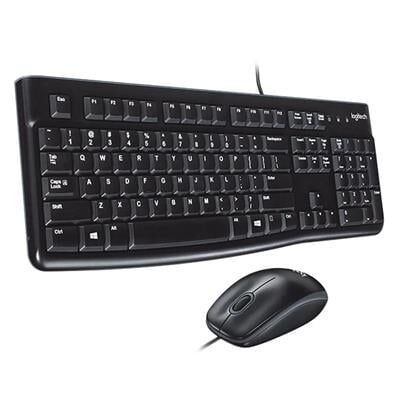 Logitech MK120 Usb Q Siyah Kablolu Klavye + Mouse Set