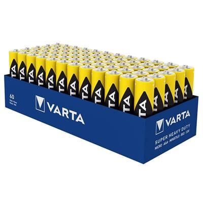 Varta Super Heavy Duty Çinko AAA Ince Kalem Kumanda Pili (60'lı Paket)
