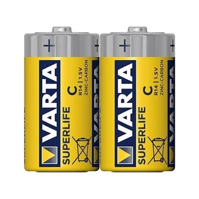Varta Superlife Çinko Orta C Boy Pil (24'lü Paket)