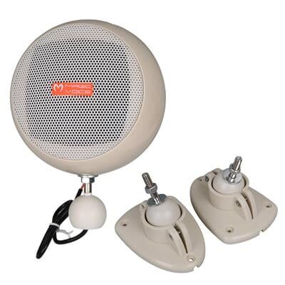 MagicVoice MV-12 7.5 CM 20 Watt Komütatörlü Hat Trafolu Krem Beyazı Sütun Sarkık Hoparlör (2'li Takım)