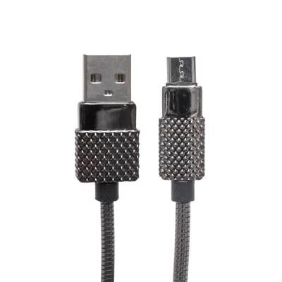 Powermaster Metal Yaylı 3 Amper Micro USB Şarj ve Data Kablosu